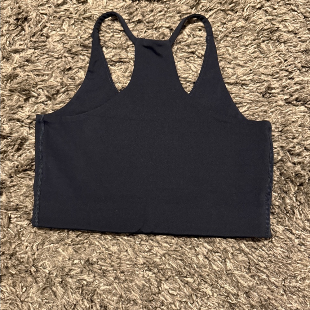 Girlfriend Collective Midnight Black Activewear Legging & Bra Set - Picture 7 of 8